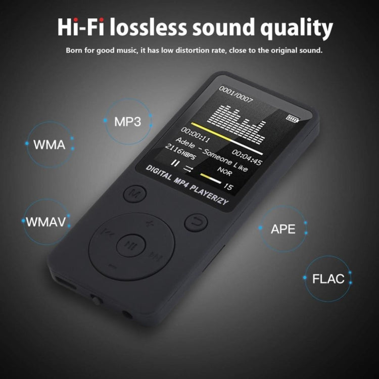 Portable MP4 Lossless Sound Music Player FM Recorder Walkman Player Mini Support Music, Radio, Recording, MP3, TF Card, No Memory(Pink) by buy2fix