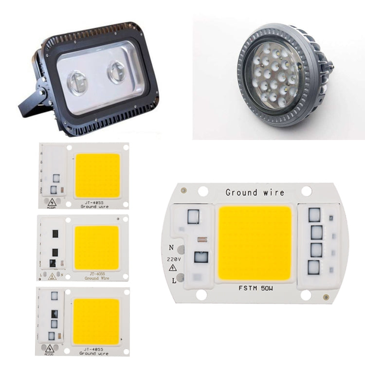 High Power 220V LED FloodlightCool/Warm White COB LED Chip IP65 Smart IC Driver Lamp(30W warm white) by buy2fix