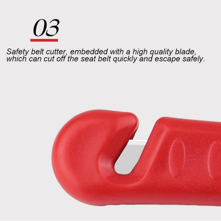 3 PCS Multifunctional Safety Hammers Car Windows Breaker Mini Rescue Escape Tool by buy2fix