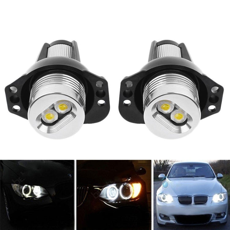 2 PCS 6W Headlight Angel Eye Light Bulb Fog Light Car Accessories for BMW E90 / BMW E91 by buy2fix