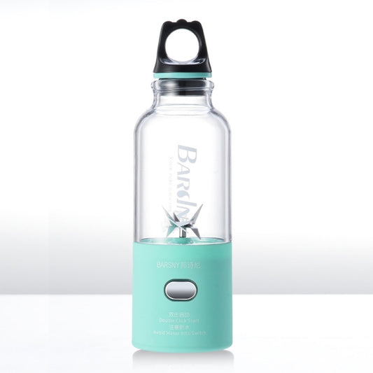 Multifunctional Juicer Rotatory Extractor Cup Portable USB Charge Juicer Blender with 6 Blades(Blue) by buy2fix