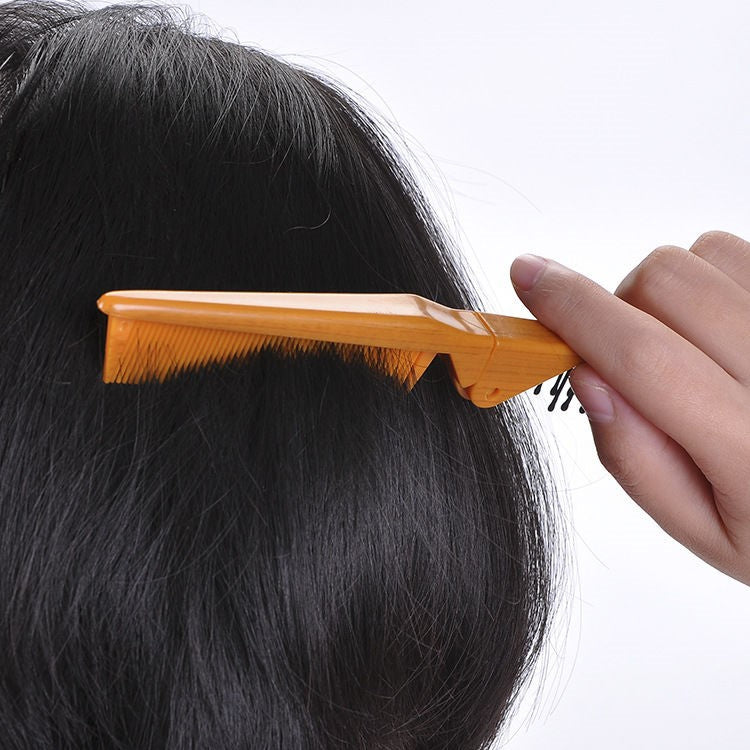 Portable Travel Folding Comb Anti-static Massage Comb(Purple) by buy2fix