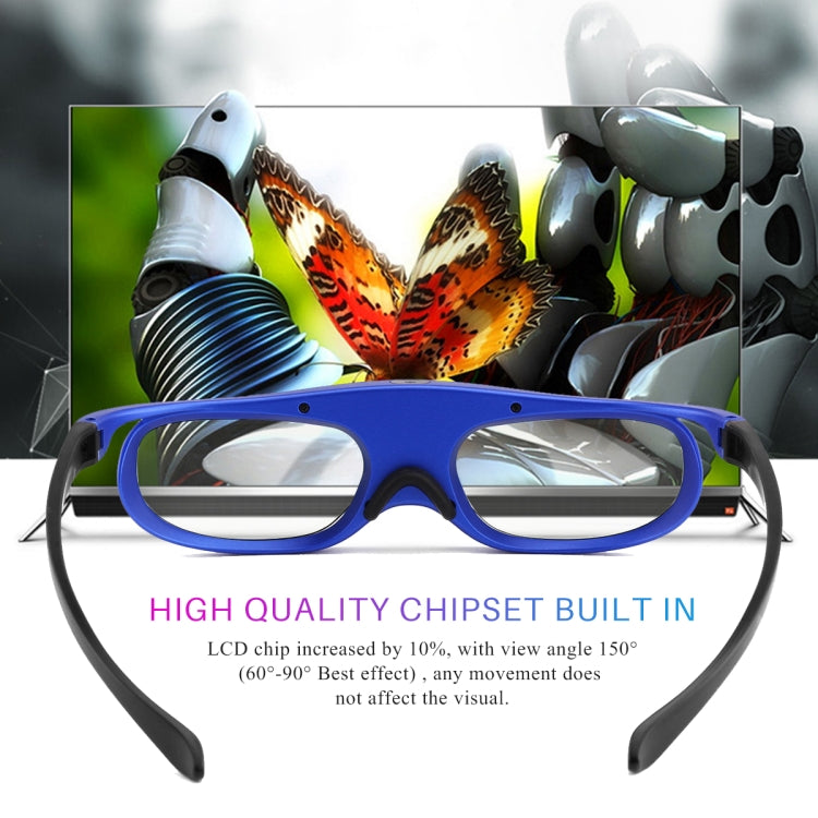 Universal Battery DLP Active Shutter 3D Glasses 96-144Hz For XGIMI Optoma Acer Viewsonic Home Theater Projector 3D TV by buy2fix
