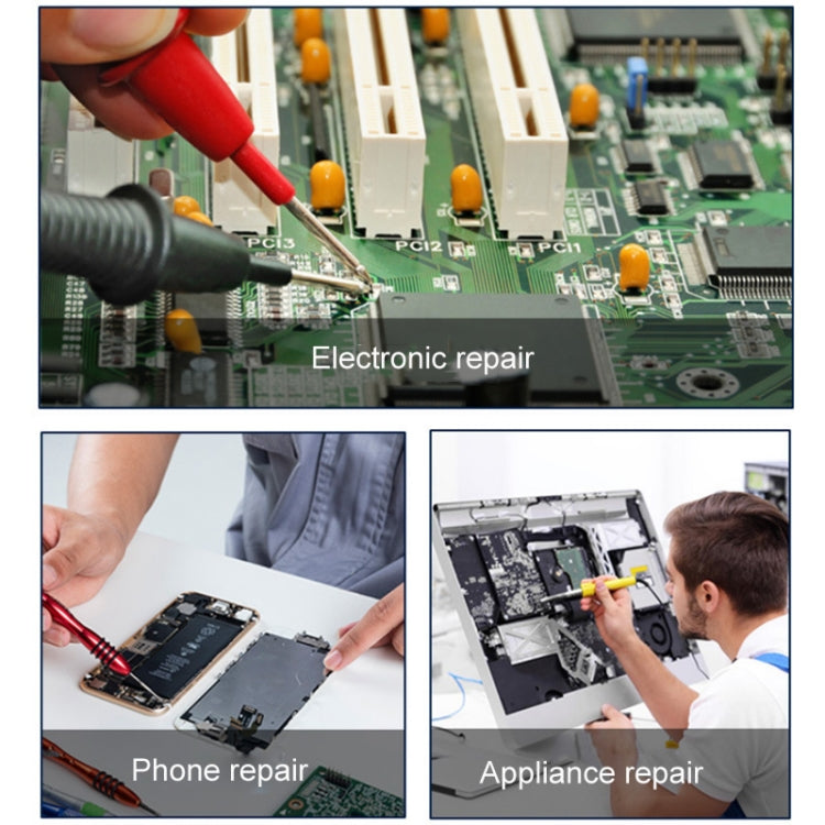 ANENG ST201 AC And DC Digital Clamp Multimeter Voltage And Current Measuring Instrument Tester(Red) by ANENG