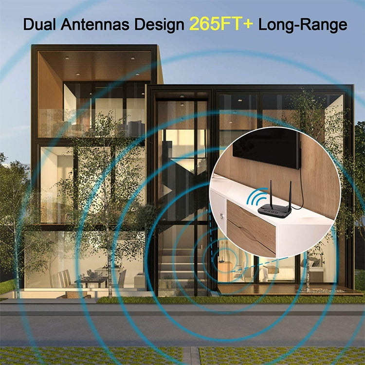 VIKEFON BT-21 Bluetooth 5.0 Adapter Bluetooth Audio Transmitter Receiver by buy2fix