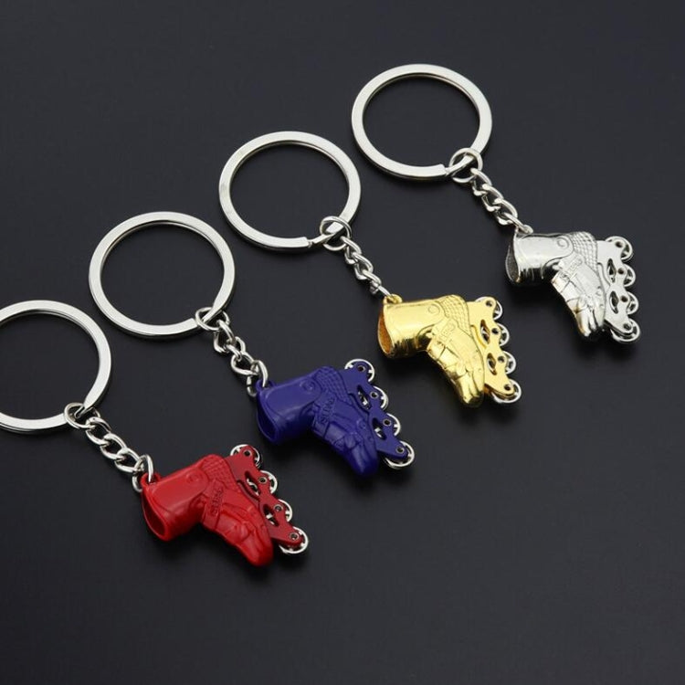 Creative Simulation Skates Keychain Personalized Pendant Gift(Blue) by buy2fix