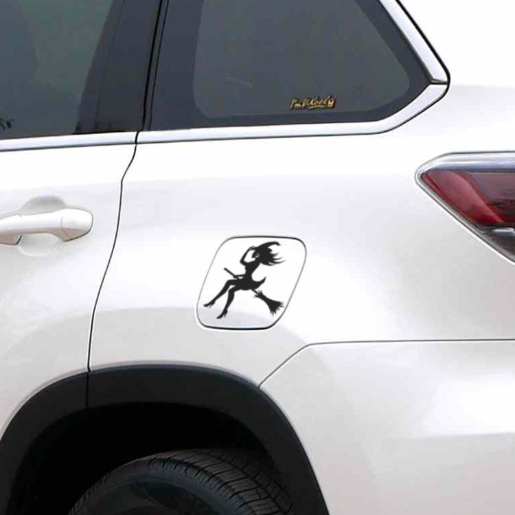 Sexy Witch Fashion Car Sticker Vinyl Decals Decor, Size: 15x14cm(Silver) by buy2fix