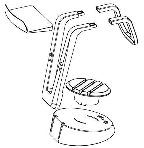 VR Headset Display Station Showcase Storage Mount Holder Cable Organizer For SONY PlayStation PS4 VR Oculus Rift,HTC VIVE Stand by buy2fix