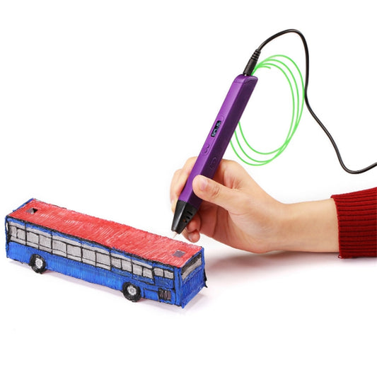 RP800A Childrens Educational Toys 3D Printing Pen, Plug Type:AU Plug(Purple) by buy2fix