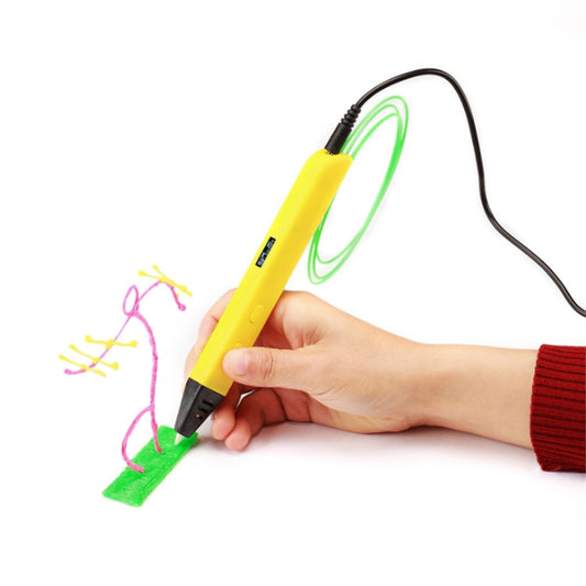 RP800A Childrens Educational Toys 3D Printing Pen, Plug Type:US Plug(Yellow) by buy2fix