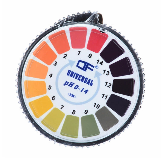 5Meters 0-14 PH Test Paper Alkaline Acid Indicator Paper For Water Urine Saliva Litmus Testing Measuring Analysis Kits by buy2fix