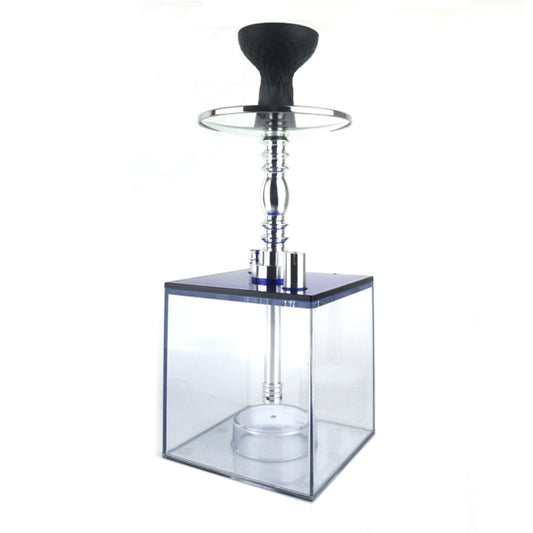 Square Acrylic Hookah Set(Blue) by buy2fix