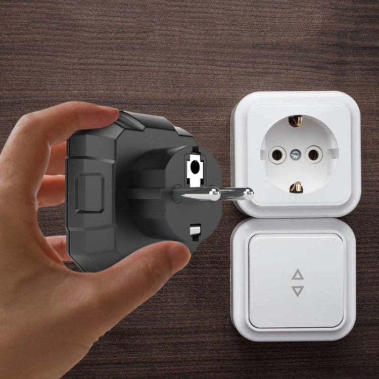 HT106 Socket Testers Voltage Test Detector Ground Line Neutral Line Live Line Leakage Electroscope(UK Plug) by buy2fix