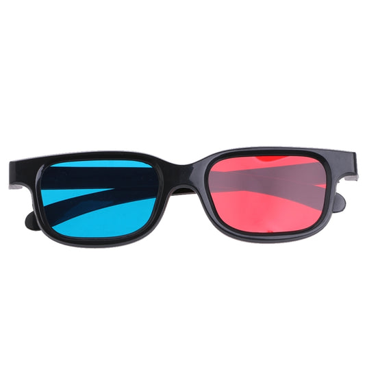 10pcs 3D Glasses Universal Black Frame Red Blue Cyan Anaglyph 3D Glasses 0.2mm For Movie Game DVD by buy2fix