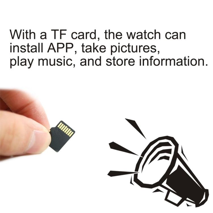 A1 1.54 inch IPS Screen Bluetooth Smart Watch Support Call Music Photography TF Card (Blue) by buy2fix