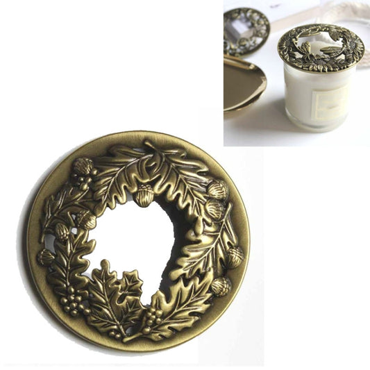 Built-in Wrought Iron Polythermal Anti-hanging Wall Scented Candle Zinc Alloy Smart Cover(Holy Fruit) by buy2fix