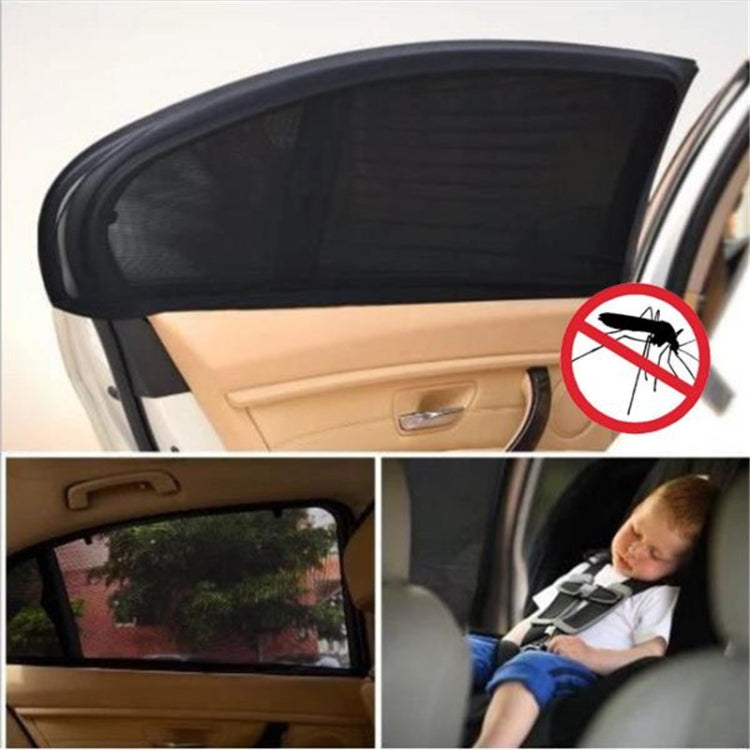 Auto Car Vehicle Window Mesh Shield Sunshade Visor Net UV Protection Anti Mosquito Window Covers, Size:Rear window113x50cm by buy2fix
