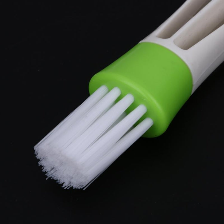 2 PCS Plastic Car Cleaning Brush Double Ended Car Air Vent Slit Cleaner Brush Dusting Blinds Keyboard Cleaning Brushes Cleaner by buy2fix