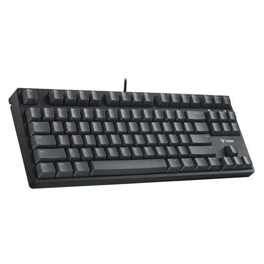Rapoo V860 Desktop Wired Gaming Mechanical Keyboard, Specifications:87 Keys(Green Shaft) by Rapoo