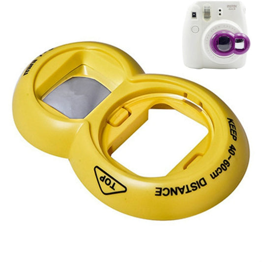 2PCS Selfie Mirror for Polaroid Mini7s / Mini8(Yellow) by buy2fix