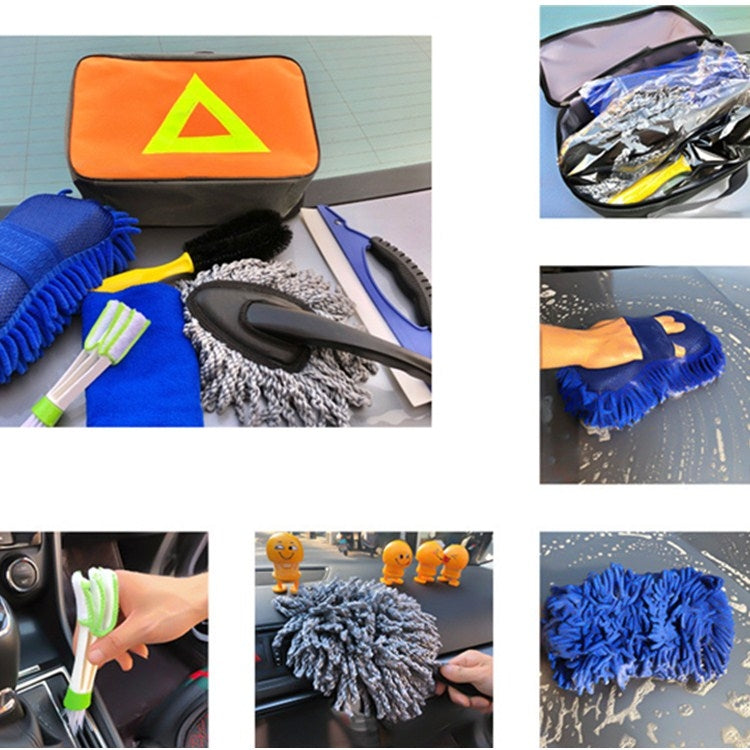 7 in 1 Cleaning Supplies for Car Washing Tools by buy2fix