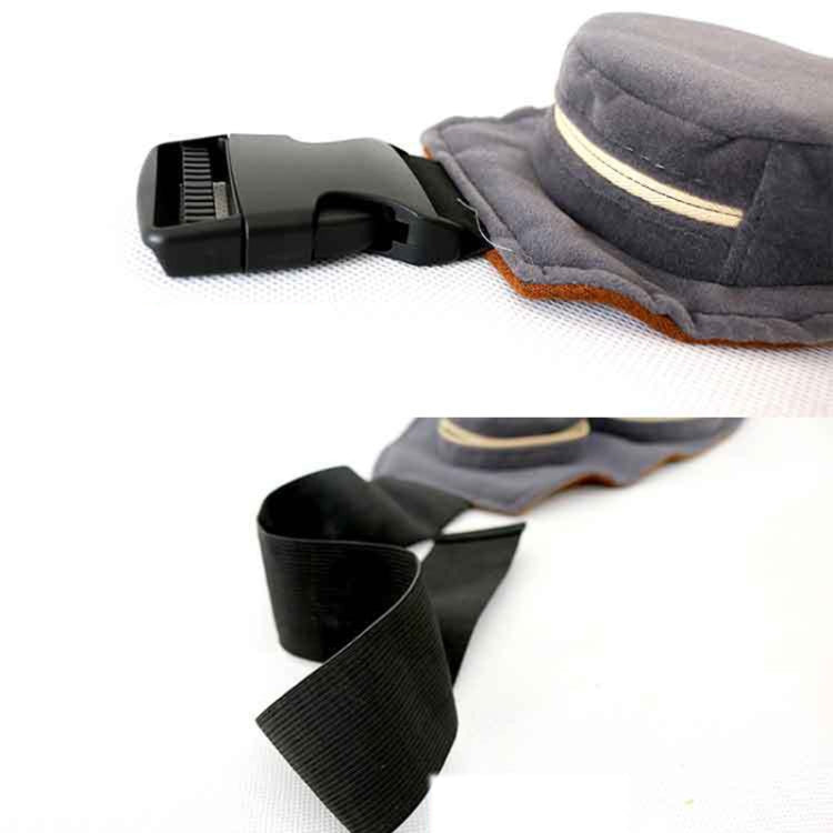 Moxibustion Clothing Thickened Smokeless Neck and Shoulder Insulation Clothing Moxibustion Flocking Cloth Cover, Style:1 United Gray by buy2fix