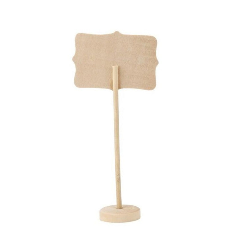 10 PCS Blackboard Wooden Chalkboard Mini Message Notice Board Table Wedding Party Decoration by buy2fix