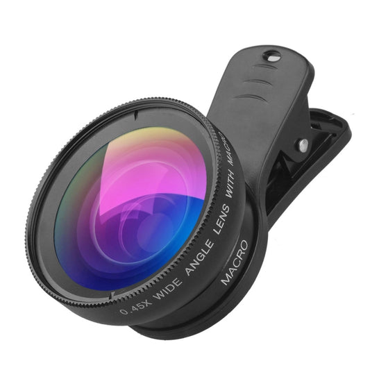 APEXEL 0.45X Ultra Wide Macro Combination Phone Lens with Clip(APL-0.45XWM) by APEXEL