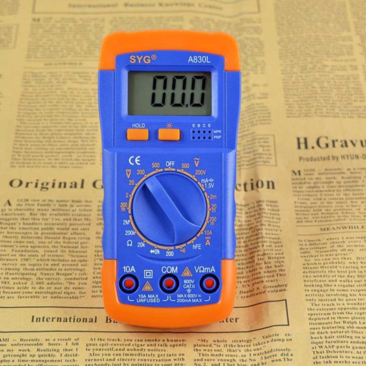 A830L Protection Luminous Multi-purpose Capacitance Meter Digital Multimeter by buy2fix