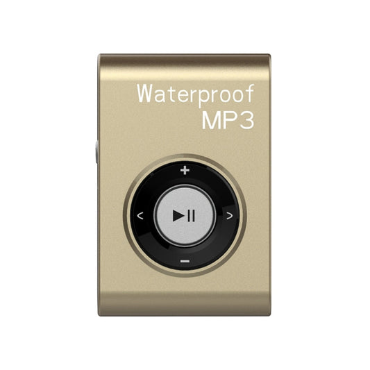 C26 IPX8 Waterproof Swimming Diving Sports MP3 Music Player with Clip & Earphone, Support FM, Memory:8GB(Gold) by buy2fix