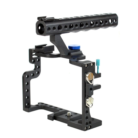 Camera Metal Video Cage Handle Stabilizer for Panasonic LUMIX GH3/GH4(Black) by buy2fix