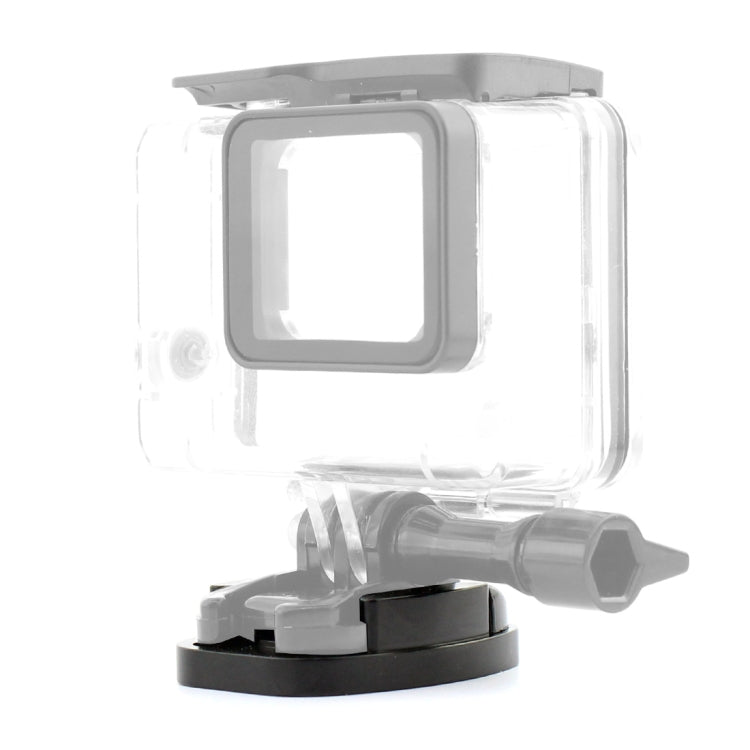 4 Holes Aluminum Quick Release Tripod Mount Base For Sports Camera, Color: Black by buy2fix