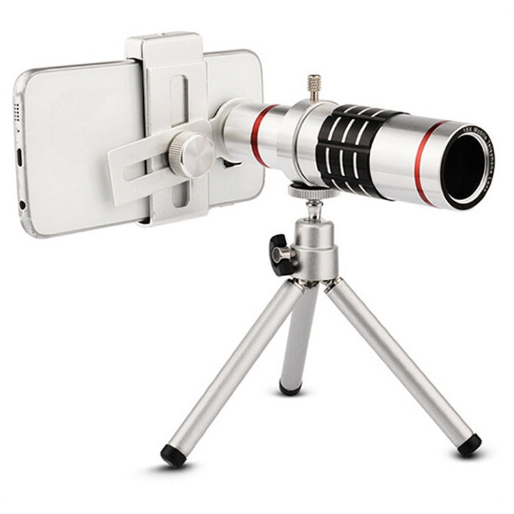 Outdoor Telescope Mobile Phone Accessories Shooting Telephoto Lens with Universal Metal Clip( 18X) - Monocular Binoculars by buy2fix | Online Shopping UK | buy2fix