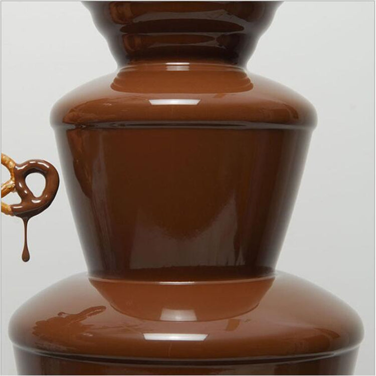 4 Layers Electrical Chocolate Fountain Chocolate Melt Fondue Waterfall Machine by buy2fix