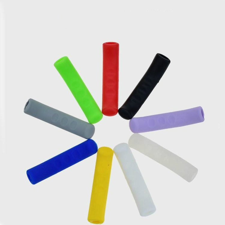 2 PCS For Xiaomi Mijia M365 Electric Scooter Handbrake Non-Slip Silicone Cover(Black) by buy2fix