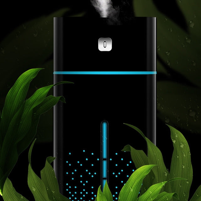 Ultrasonic Air Humidifier USB Essential Oil Aroma Diffuser LED Night Light Spray Mist Purifier, 1000ml(White) by buy2fix