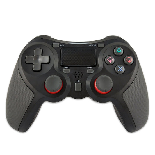 Rubberized Wireless Game Controller Bluetooth Handle for PS4 Host(black B) by buy2fix