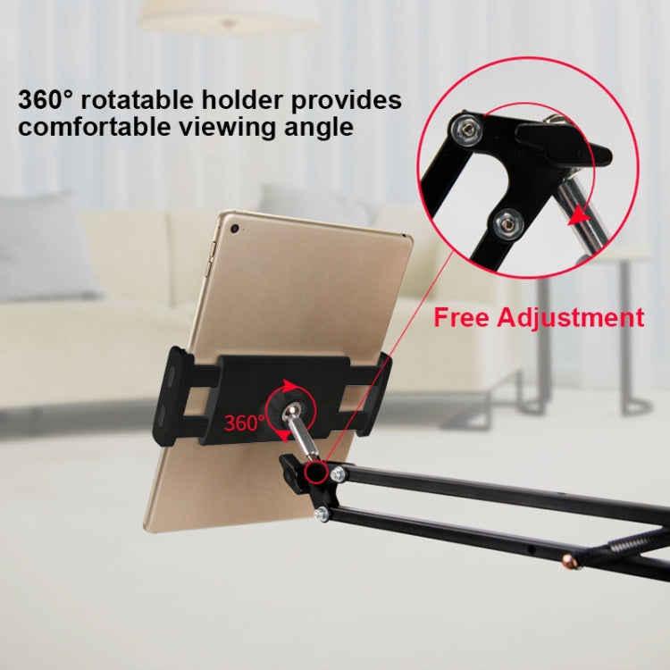 Universal 360 Degree Rotating Flexible Long Arm Lazy Phone Tablet Pad Holder Clip Bracket by buy2fix