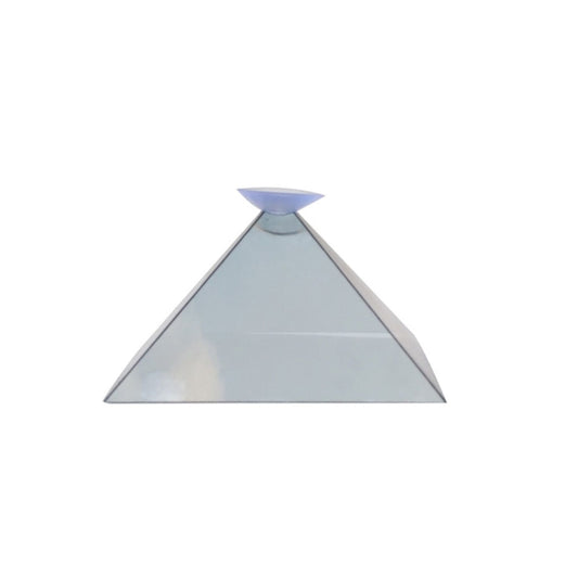 10 PCS 3D Pyramid Magic Projection Mobile Phone Simple Holographic Projection Film by buy2fix