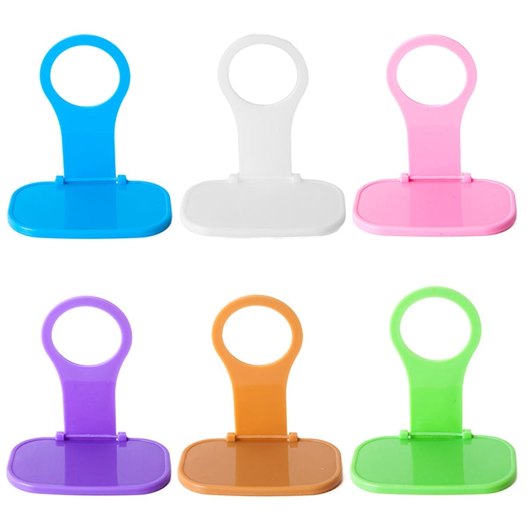 5 PCS Creative Collapsible Plastic Mobile Phone Charging Stand Portable Mobile Phone Charging Companion, Random Color Delivery by buy2fix