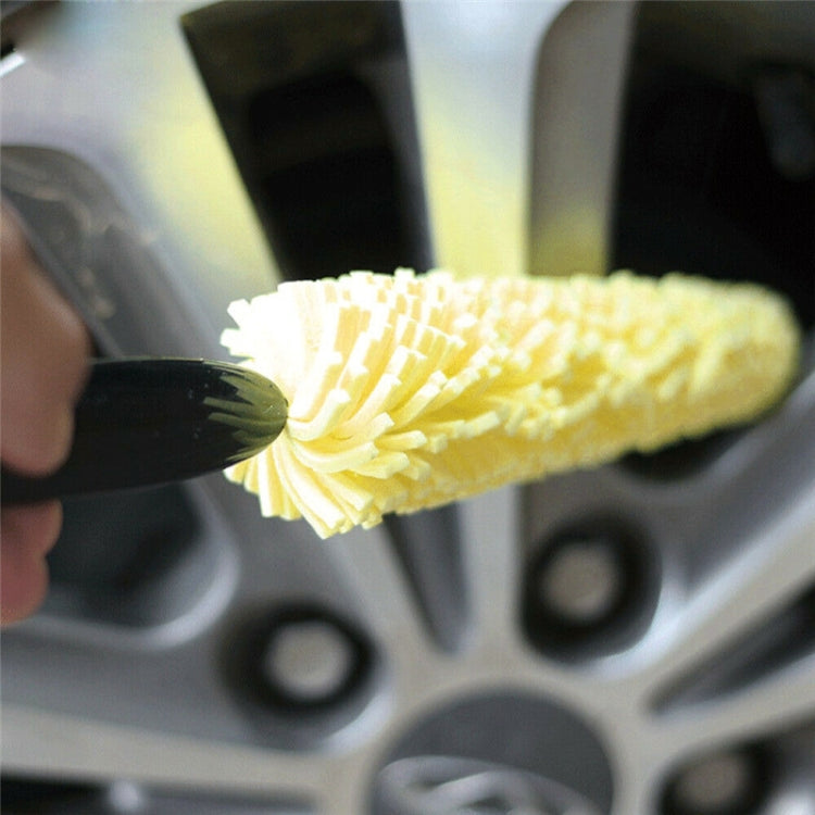 Universal Auto Car Accessories Car Rims Care Tire Wheel Washing Brush Plastic Handle Vehicle Wheel Cleaning Brush Washing Sponge by buy2fix