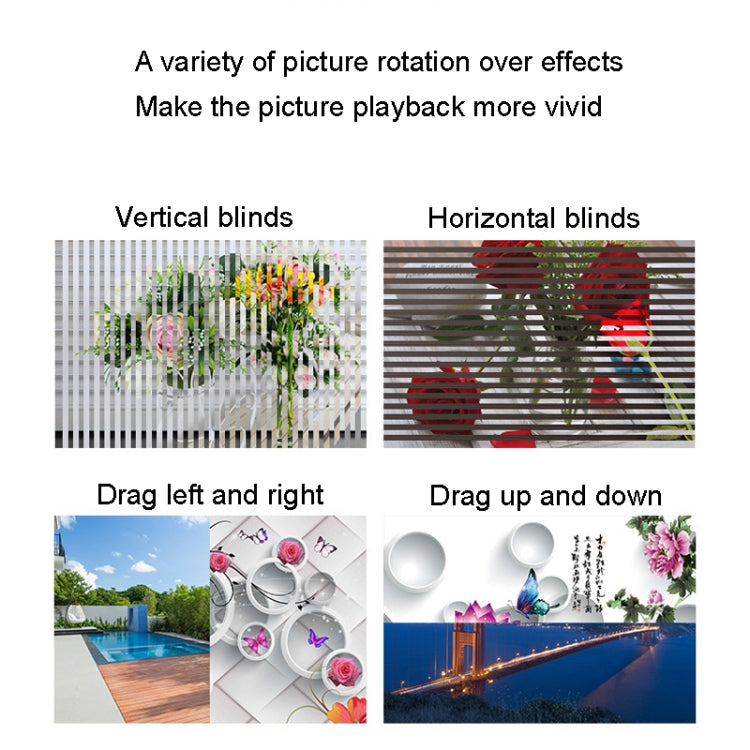 DPF-1201 12 inch 1280x800 Resolution Wall Mounted Advertising Machine LCD Electronic Photo Frame, Plug:EU Plug(Black) by buy2fix