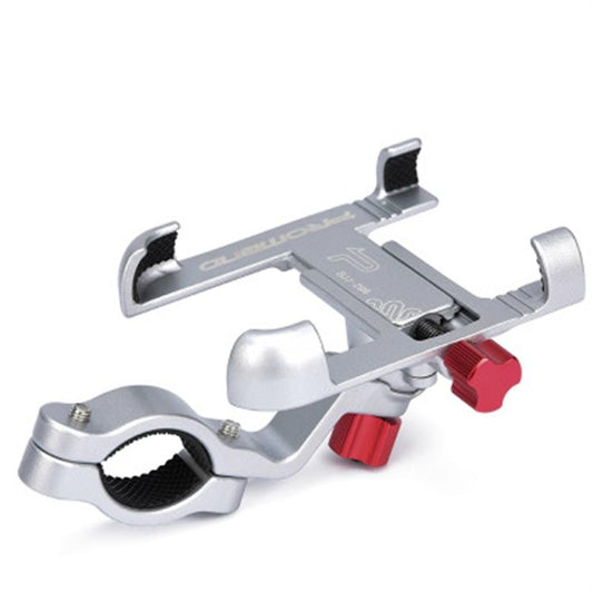 360 Rotate Eagle Claw Bionic Bike Phone Holder Mount Aluminum Bicycle Motocycle Handlebar Cellphone Stand Bracket(Silver) by buy2fix
