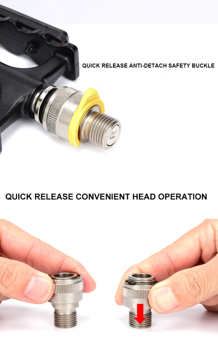 PROMEND Quick Release Ultralight Aluminium Alloy Bearing Bike Pedals by PROMEND