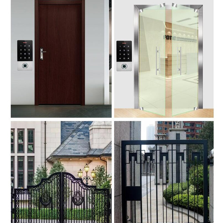 Metal Waterproof Fingerprint Swipe Password Access Control Multifunction All-in-one Machine by buy2fix