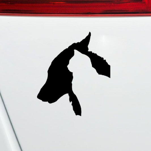 10 PCS Dog and Cat Car Stickers Pet Reflective Waterproof Stickers(White) by buy2fix