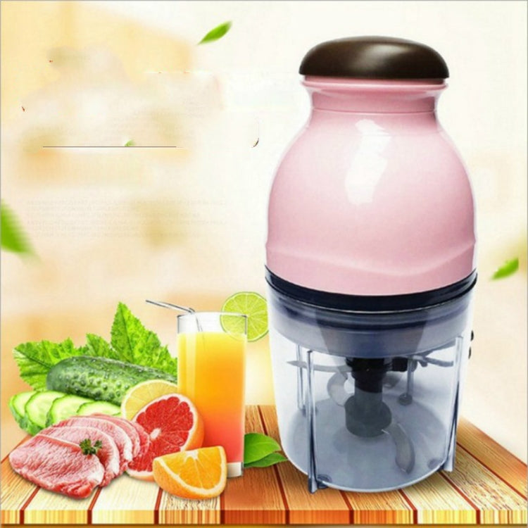 Portable Mixing Cup Electric Soy Milk Juicer Multi-function Cooking Machine Home Meat Grinder(Pink) by buy2fix