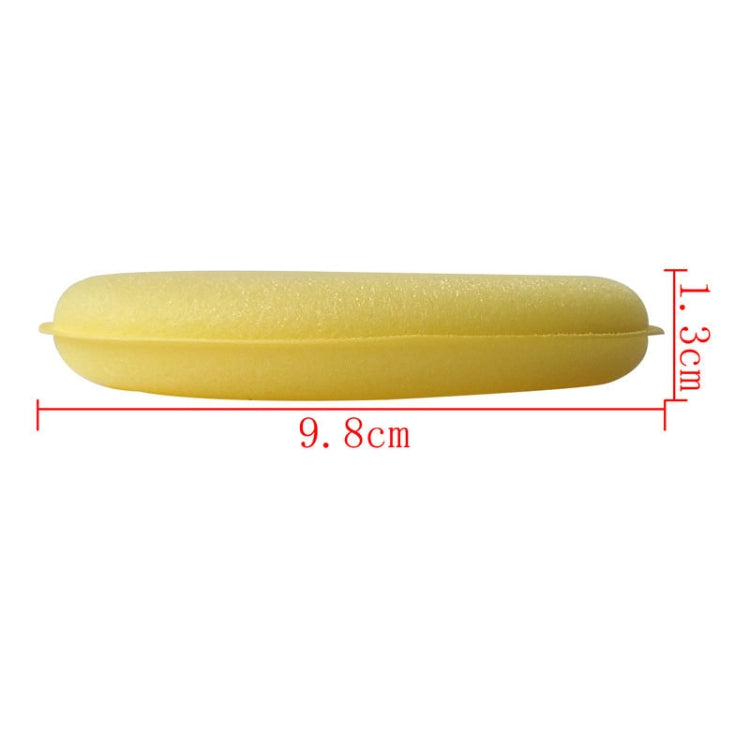 5 PCS Car Vehicle Wax Polish Foam Sponge Hand Soft Wax Yellow Sponge Pad for Car Detailing Care Wash by buy2fix