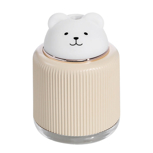 Light Pet Humidifier USB Night Light Home Bedside Lamp Sleep Mute Energy-saving Lamp(Yellow Bear) by buy2fix