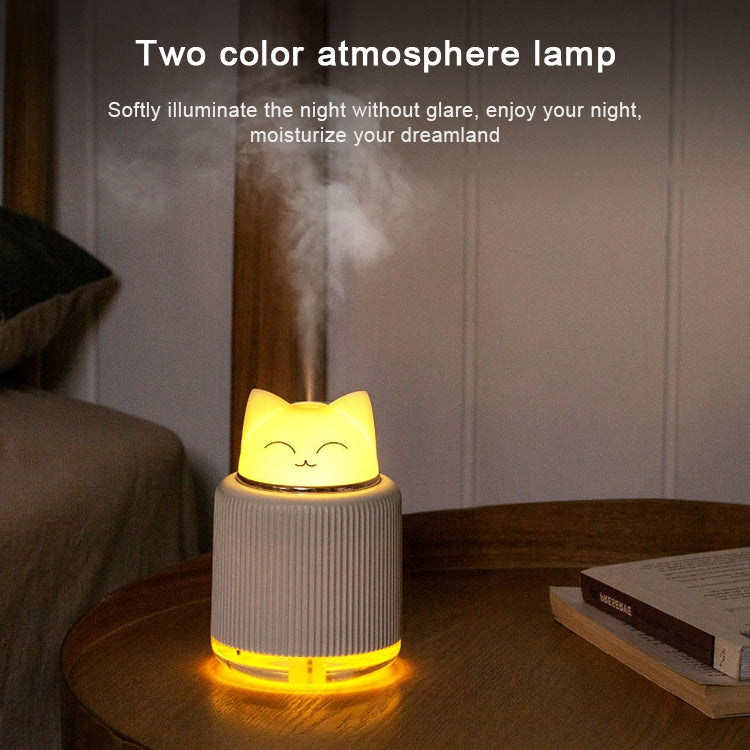 Light Pet Humidifier USB Night Light Home Bedside Lamp Sleep Mute Energy-saving Lamp(Yellow Bear) by buy2fix